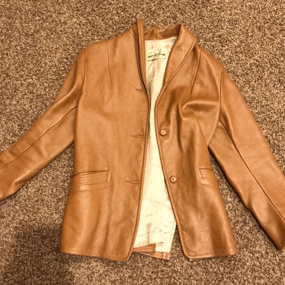 Leather jacket (custom coat co.)